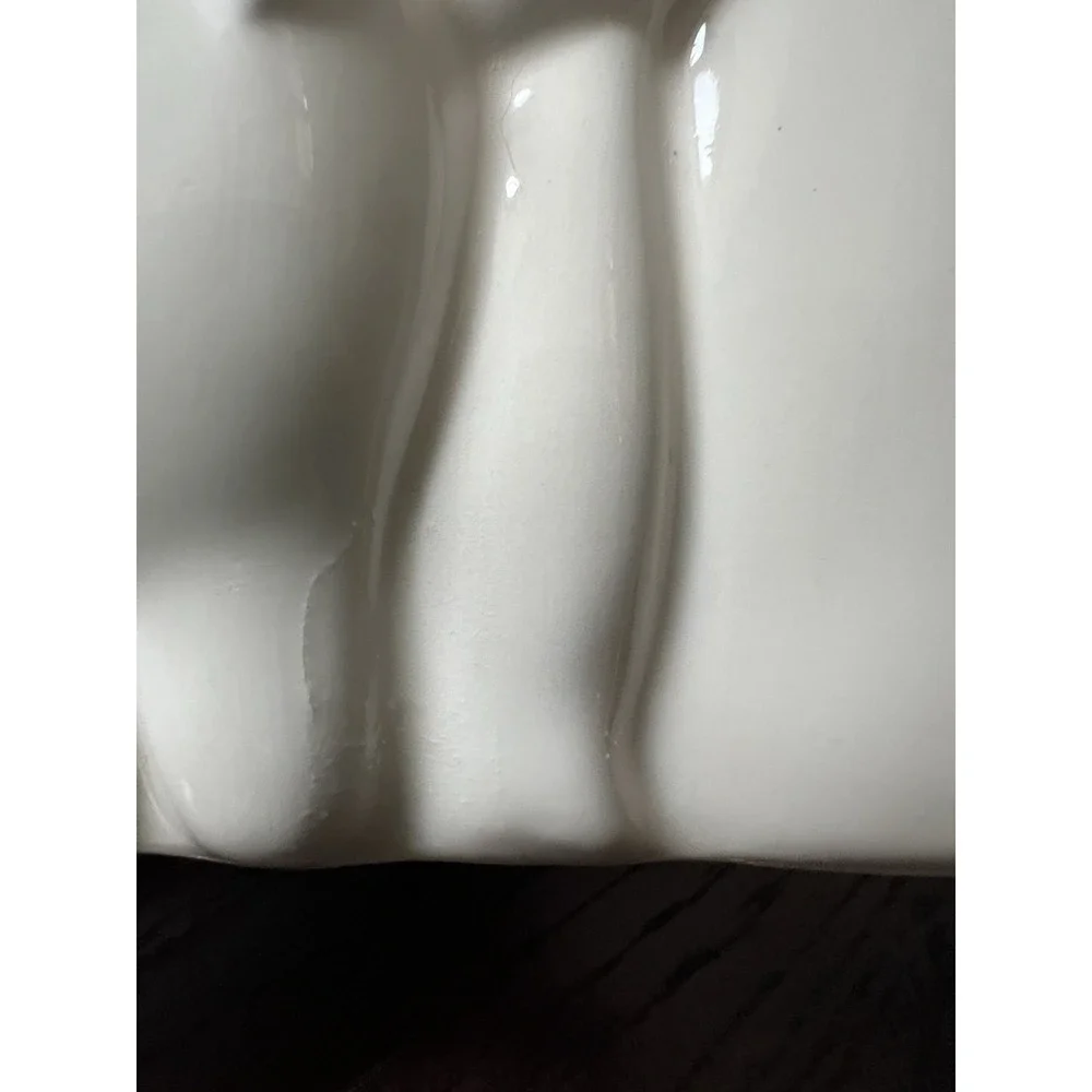 Vintage 1988 Pillsbury Doughboy Napkin Holder White‎ Flour Sack Kitchen Ceramic